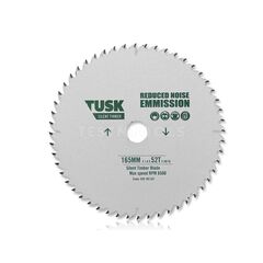 TUSK SILENT TIMBER SAW BLADE 185MM STB185