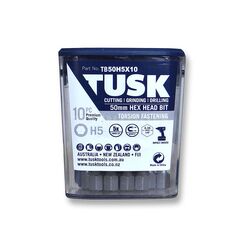 TUSK TORSION BIT 50MM X H5 10 PIECE TB50H5X10