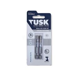 TUSK TORSION BIT 50MM X H6 2 PIECE TB50H6X2
