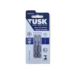 TUSK TORSION BIT 50MM X PZ3 2 PIECE TB50PZ3X2