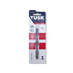 TUSK TORSION BIT DOUBLE ENDED 100MM X PH2 TB100PH2X1