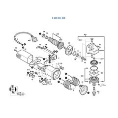 BOSCH PWS1000 SPARE PART NUMBER 4 - ON OFF SWITCH