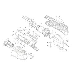 DREMEL 8300 SPARE PART NUMBER 3 - MOTOR 2610011184