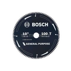 BOSCH CIRCULAR SAW BLADE GP FOR WOOD 254MM 10" 100T 2608644578