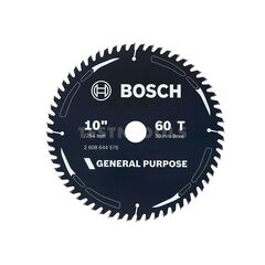BOSCH CIRCULAR SAW BLADE GP FOR WOOD 254MM 10" 60T 2608644576