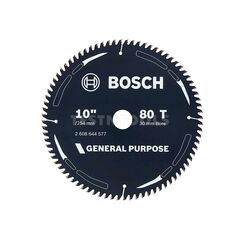 BOSCH CIRCULAR SAW BLADE GP FOR WOOD 254MM 10" 80T 2608644577