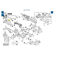 BOSCH GWS22-230LV SPARE PART NUMBER 804 SWITCH 1607000973
