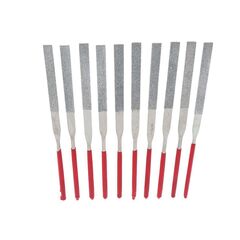 DESIC DIAMOND COATED FILE SET 10 PIECE FLAT 160MM X 4MM