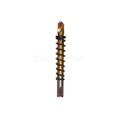 DESIC REPLACEMENT TIN COATED PILOT DRILL WITH SPRING 6MM FOR TCT HOLESAW