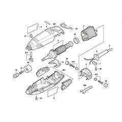 DREMEL 3000 SPARE PART NUMBER 30 - NOSE COVER 2610013854