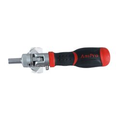 AMPRO FLEXI RATCHET SCREWDRIVER 1/4" SCRR-T32128