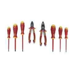FELO 413 ERGONIC SCREWDRIVER AND PLIER SET 1000V 8 PACK SCR-SP413S8
