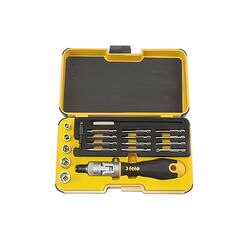FELO ERGONIC K SOCKET AND BIT SET 1/4" DRIVE 20 PACK SCR-ERK20