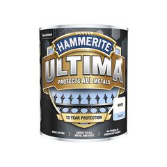HAMMERITE ULTIMA METAL SMOOTH WHITE 750ML PAIUS-075W