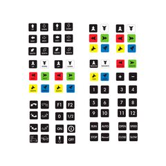 JUUKO REMOTE CONTROL STICKER SHEET