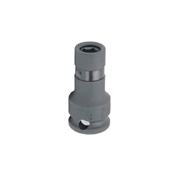 KOKEN LOCKING IMPACT BIT HOLDER 1/2" DRIVE 48MM LONG FOR 1/4" IMPACT BIT 14137E
