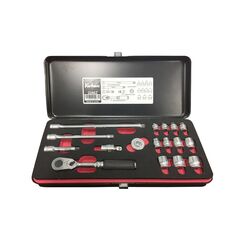 KOKEN SOCKET SET Z SERIES 1/4" DRIVE 4MM - 14MM 6PT 17 PIECE 2286Z
