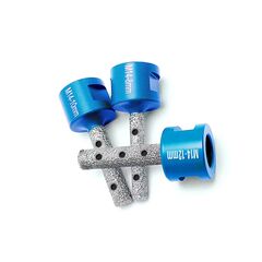 TUSK DIAMOND FINGER BIT SET WITH 2 ADAPTER 8-12MM DCC3P
