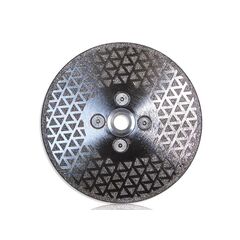 TUSK ELECTROPLATE CG BLADE WITH FLANGE 125MM TCEF125