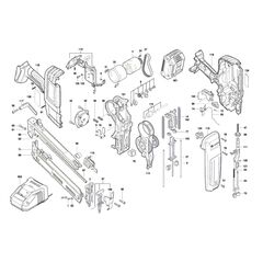 BOSCH GSK18V2-LI SPARE PART NUMBER 4 - DC MOTOR 18V 2610009780