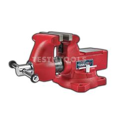TUSK SWIVEL VICE WITH ANVIL AND PIPE JAW 165MM TBVSV165