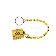 C&D FLARE CAP WITH CHAIN 1/4" 6 PACK CD2265/6
