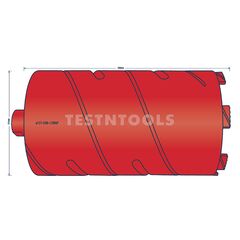 TUSK DIAMOND DRY CORE DRILL 250MM X 127MM DCB127