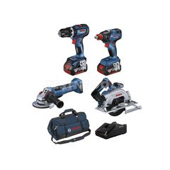 BOSCH 18V 4PC 5.0AH BRUSHLESS COMBO KIT