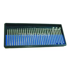DESIC DIAMOND CARVING BURRS 30 PIECES 1-6MM BALL 120G 3.2MM SHANK