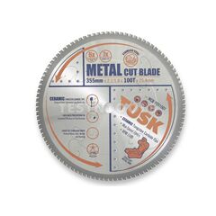 TUSK CERAMIC TUNGSTEN CARBIDE METAL CUT BLADE 355MM MCB355100T