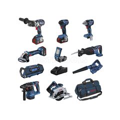 BOSCH 18V 10PC 5.0AH BRUSHLESS COMBO KIT 0615A5008X