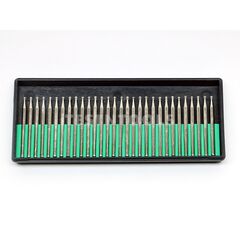 DESIC DIAMOND CARVING BURRS 30 PIECE 2MM BALL 120G 3.2MM SHANK