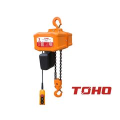 TOHO ELECTRIC CHAIN HOIST 6M 2 TON 1 PHASE DUAL SPEED TECH-2SP-0206