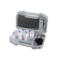 BOSCH BI-METAL HOLE SAW SET MULTI MATERIAL THREADED 20-64MM 9 PIECE