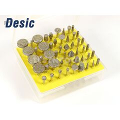 DESIC DIAMOND CARVING BURRS 50 PIECES 40G BIG HEAD