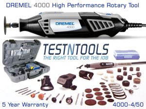 Dremel 4000 With 4 Attachments 50 Acc. 4000-4/50 F0134000NJ