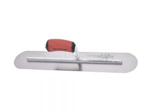 Marshalltown Carbon Steel Finishing Trowel Fully Rounded DuraSoft Handle 350mm x 100mm MTMXS64FRD