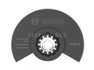 Bosch Starlock Multi-tool Bi-Metal Segmented Saw Blade For Wood & Metal 100mm 1ERACZ100BB 2608661633