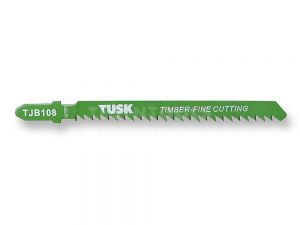Tusk Jigsaw Blade for Timber 100mm 10TPI Reverse Tooth 2 Piece TJB108