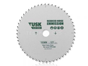 Tusk Silent Timber Saw Blade 165mm STB165