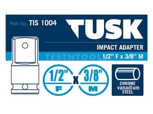Tusk Impact Adapter 1/2" Female x 3/8" Male TIS1004