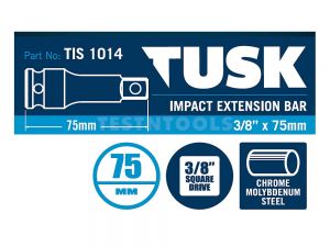 Tusk Impact Extension Bar 3/8" Drive 75mm TIS1014