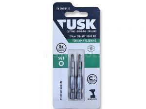 Tusk Torsion Bit 50mm x SQ1 2 PieceTB50SQ1x2
