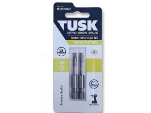 Tusk Torsion Bit 50mm x Torx20 2 Piece TB50T20x2