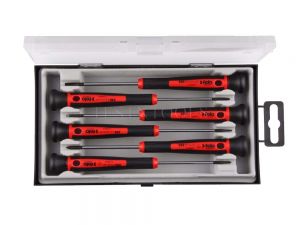 Felo 240 Series Precision Screwdriver Set Flat And Phillips 6 Pack SCR-S240S6