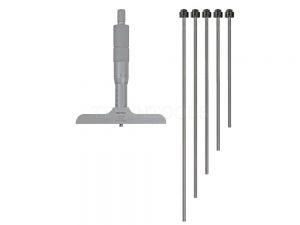 Mitutoyo Depth Micrometer 0-150mm 100mm 6 Rods 129-116
