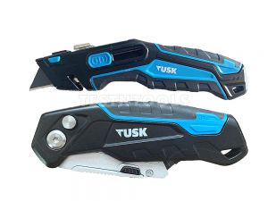 Tusk Utility Knife Set Retractable and Folding 2 Piece TUK25