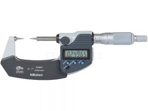 Mitutoyo Digimatic Point Micrometer 0-25mm 0-1" 0.001mm 0.00005" With Data Output 342-361-30
