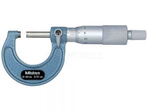 Mitutoyo Outside Micrometer 0-25mm 0.01mm With Ratchet Stop 103-137
