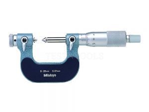 Mitutoyo Screw Thread Micrometer 25-50mm 0.01mm With Interchangeable Tip 126-126